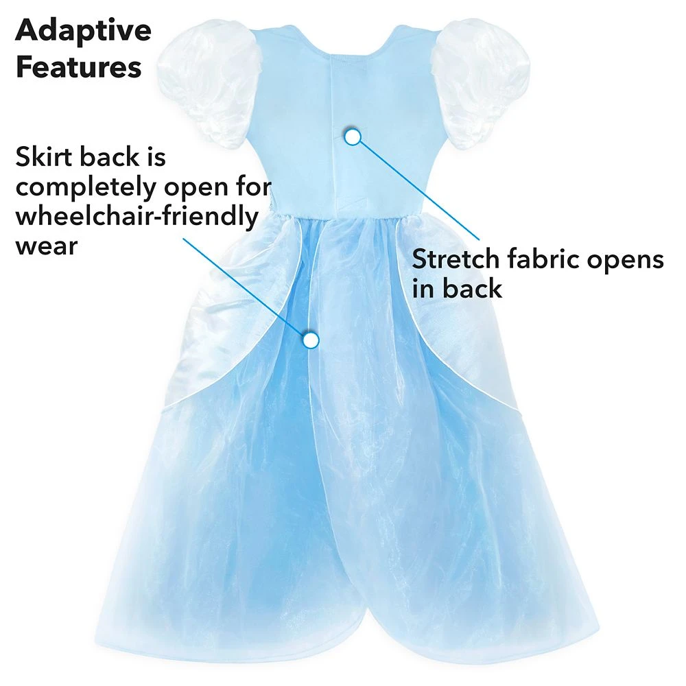Disney Cinderella Adaptive Costume For Kids 4 Disney Cinderella Adaptive Costume For Kids - Image 4