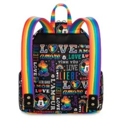 Mickey Mouse Loungefly Mini Backpack – Disney Pride Collection -Disney Shop 4203105710218 2