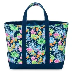 Mickey And Minnie Mouse Canvas Tote By Lilly Pulitzer – Walt Disney World -Disney Shop 4203107140056 2