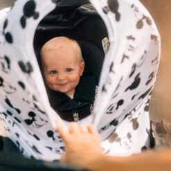 Disney Mickey Mouse Sketch Baby Seat Cover By Milk Snob -Disney Shop 4400058761571 2