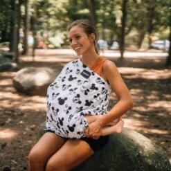 Disney Mickey Mouse Sketch Baby Seat Cover By Milk Snob -Disney Shop 4400058761571 3