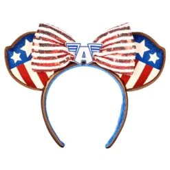 Disney Captain America Ear Headband For Adults