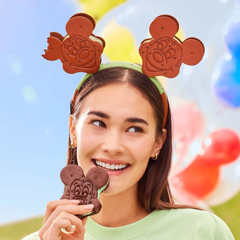 Mickey Mouse Ice Cream Sandwich Ear Headband For Adults – Disney Eats 2 Mickey Mouse Ice Cream Sandwich Ear Headband For Adults – Disney Eats - Image 2