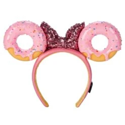 Minnie Mouse Donut Ear Headband For Adults – Disney Eats 5 Minnie Mouse Donut Ear Headband For Adults – Disney Eats -Disney Shop 4501059550109 2