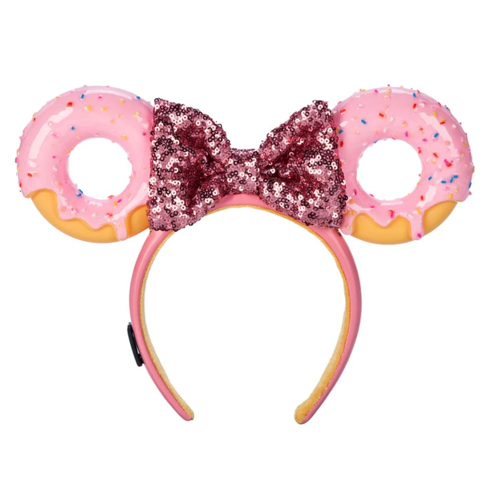 Minnie Mouse Donut Ear Headband For Adults – Disney Eats 1 Minnie Mouse Donut Ear Headband For Adults – Disney Eats