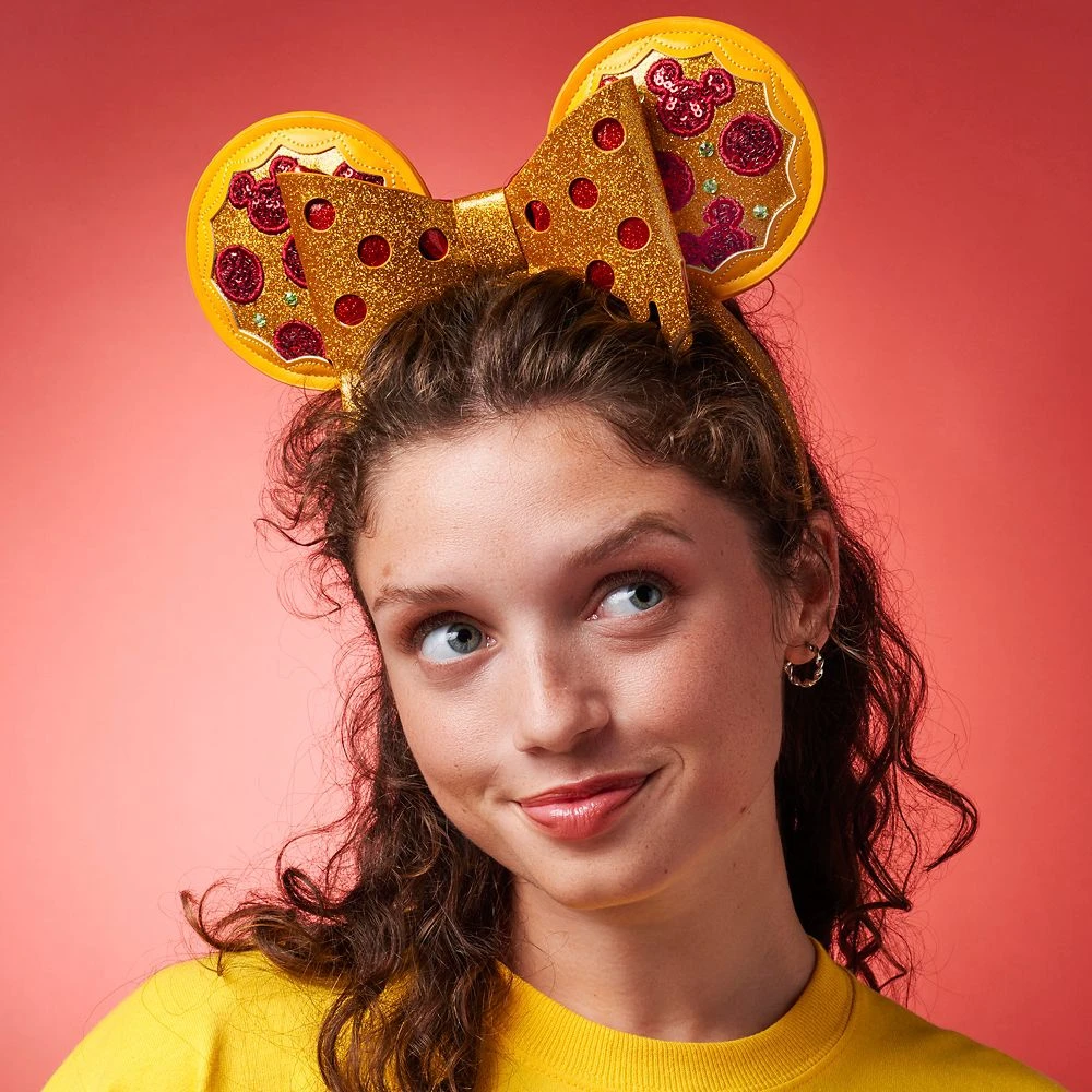 Minnie Mouse Pizza Ear Headband For Adults – Disney Eats 2 Minnie Mouse Pizza Ear Headband For Adults – Disney Eats - Image 2