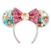 Disney It's A Small World Ear Headband With Sequined Bow For Adults