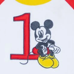 Disney Mickey Mouse 1st Birthday Bodysuit Set For Baby -Disney Shop 5000057340162 2