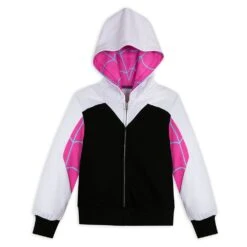 Disney Ghost-Spider Costume Zip Hoodie For Kids