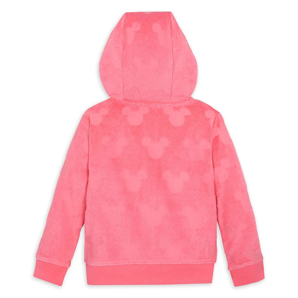 Disney Mickey And Minnie Mouse Burnout Zip Hoodie For Girls 3 Disney Mickey And Minnie Mouse Burnout Zip Hoodie For Girls - Image 3