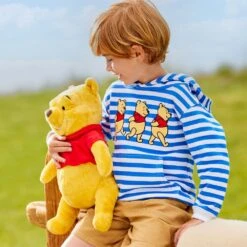 Disney Winnie The Pooh Striped Pullover Hoodie For Kids -Disney Shop 5003059750345 5