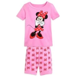 Disney Minnie Mouse Short Sleep Set For Girls