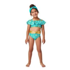 Disney Jasmine Deluxe Swimsuit For Girls – Aladdin -Disney Shop 5006046950200 1