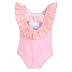 Disney Minnie Mouse Pink Swimsuit And Hair Scrunchie Set For Girls -Disney Shop 5006046950293 2
