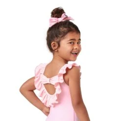 Disney Minnie Mouse Pink Swimsuit And Hair Scrunchie Set For Girls -Disney Shop 5006046950293 6