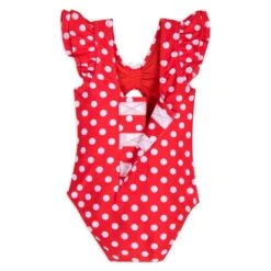 Disney Minnie Mouse Polka Dot Adaptive Swimsuit For Girls -Disney Shop 5006059190190 3