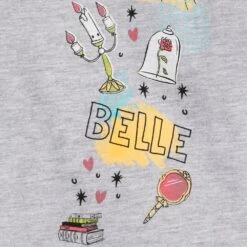 Disney Belle Fashion T-Shirt For Girls – Beauty And The Beast -Disney Shop 5007048020254 2