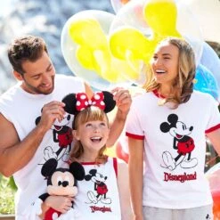 Mickey Mouse Standing Family Matching Tank Top For Girls – Disneyland -Disney Shop 5007057340363 1
