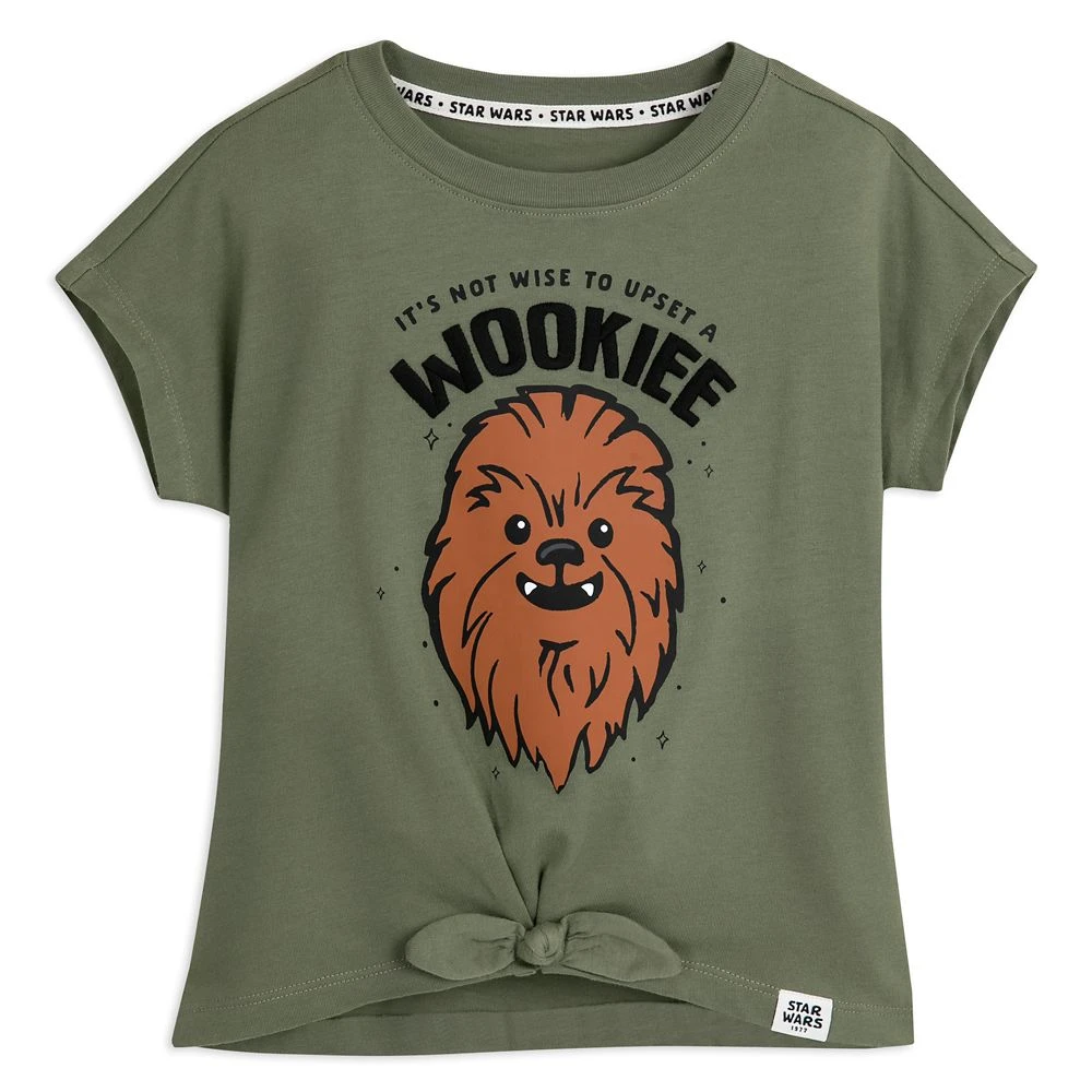 Disney Chewbacca Knotted T-Shirt For Girls – Star Wars 1 Disney Chewbacca Knotted T-Shirt For Girls – Star Wars
