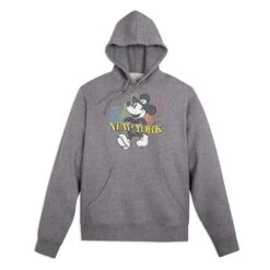 Disney Mickey Mouse New York Pullover Hoodie For Adults