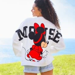 Disney Minnie Mouse Back To Front Pullover Sweatshirt For Women -Disney Shop 5102106030189 4