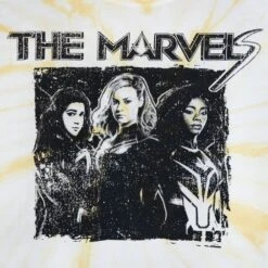 Disney The Marvels Long Sleeve Tie-Dye T-Shirt For Women -Disney Shop 5106048004967 4