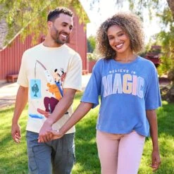 Disney Fantasyland Castle ''Believe In Magic'' T-Shirt For Women -Disney Shop 5106059240023 3