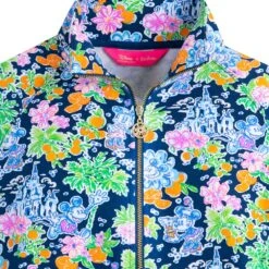 Mickey And Minnie Mouse Zip Pullover For Women By Lilly Pulitzer – Disney Parks -Disney Shop 5106107140121 3