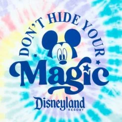 Mickey Mouse ''Don't Hide Your Magic'' Tie-Dye T-Shirt For Adults – Disneyland -Disney Shop 5205048020183 2