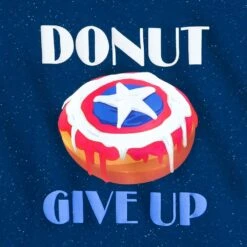 Disney Captain America Donut T-Shirt For Adults -Disney Shop 5205048020246 2