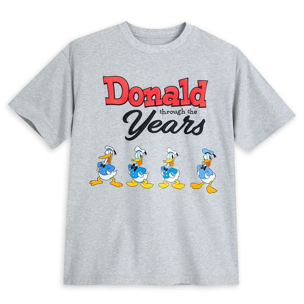 Disney Donald Duck Through The Years T-Shirt For Adults 1 Disney Donald Duck Through The Years T-Shirt For Adults