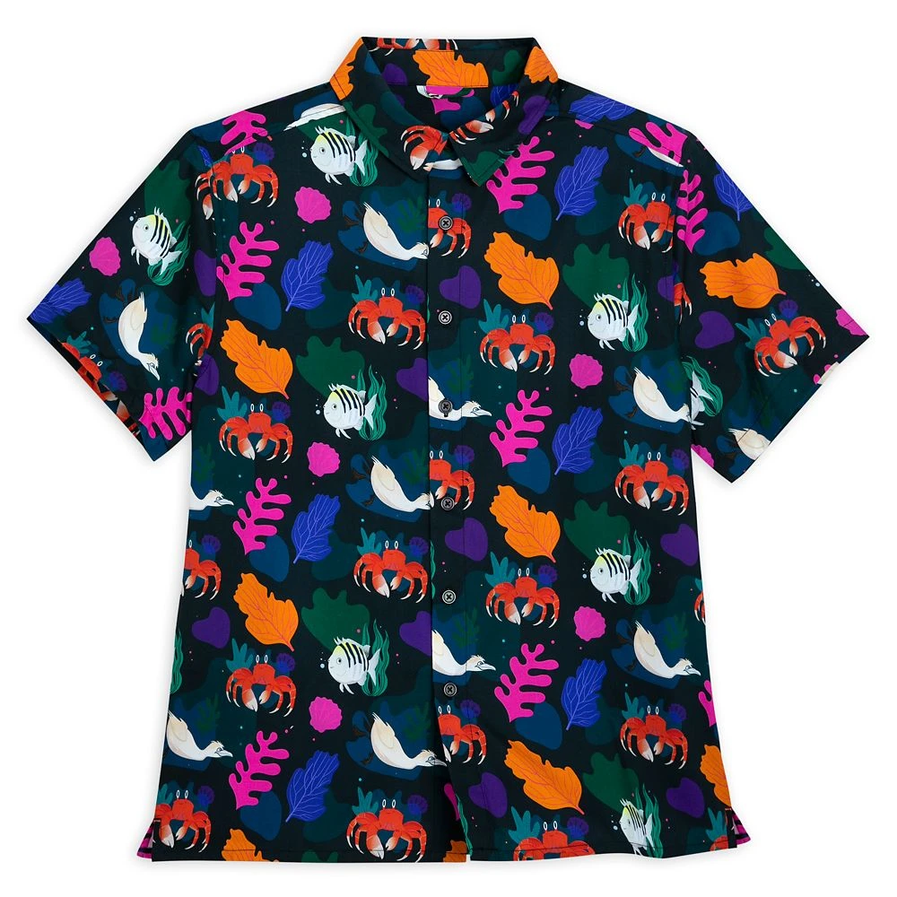 Disney The Little Mermaid Woven Shirt For Men – Live Action Film 1 Disney The Little Mermaid Woven Shirt For Men – Live Action Film