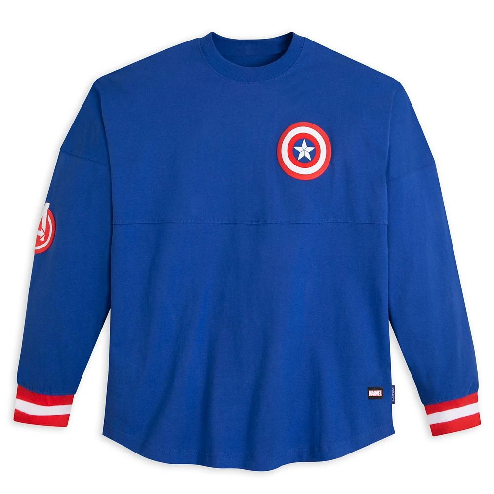 Disney Captain America Spirit Jersey For Adults 1 Disney Captain America Spirit Jersey For Adults