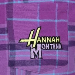 Disney Hannah Montana Flannel Shirt For Adults By Cakeworthy -Disney Shop 5303058250116 3