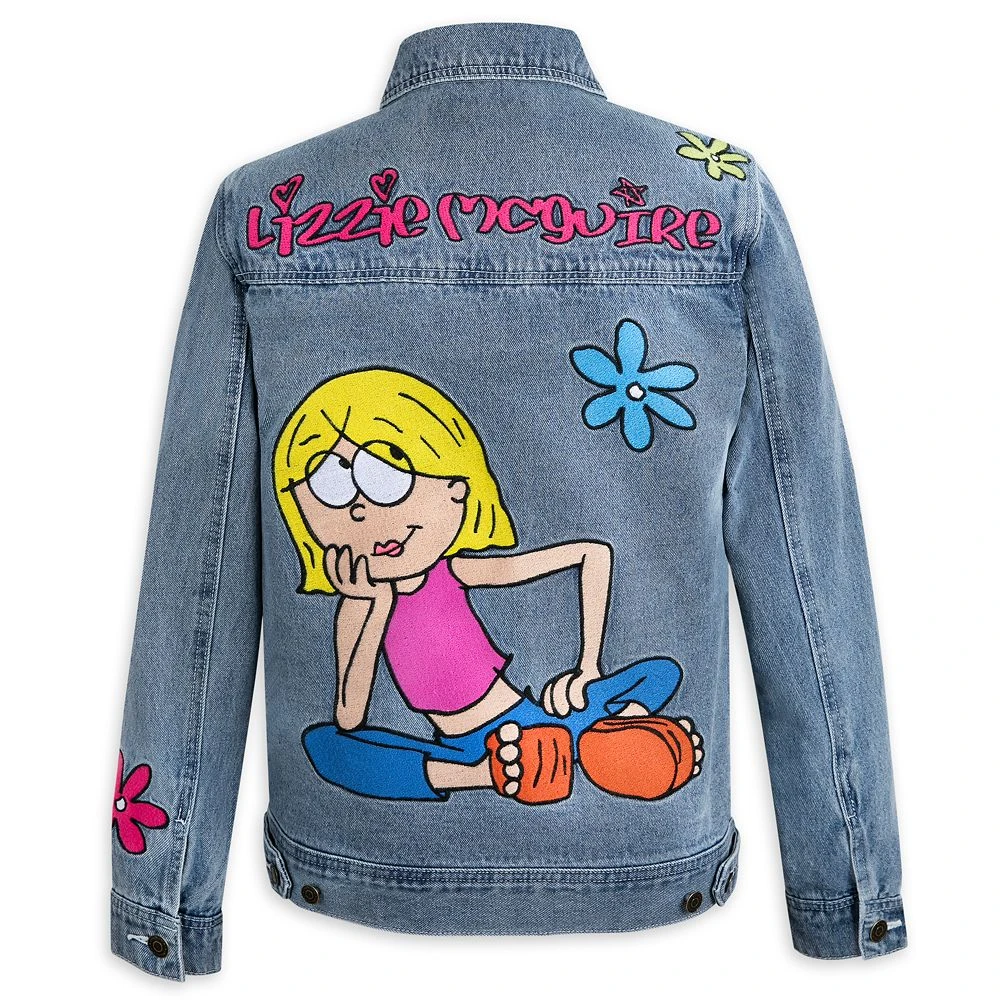 Disney Lizzie McGuire Denim Jacket For Adults By Cakeworthy 1 Disney Lizzie McGuire Denim Jacket For Adults By Cakeworthy