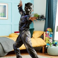 Disney Black Panther Light-Up Costume For Kids -Disney Shop 5502107019281 7