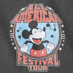 Disney Mickey Mouse All American Festival Tour T-Shirt For Adults -Disney Shop 6720107063643 2