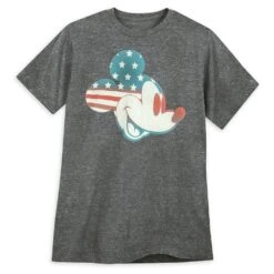 Disney Mickey Mouse Americana Flag T-Shirt For Adults