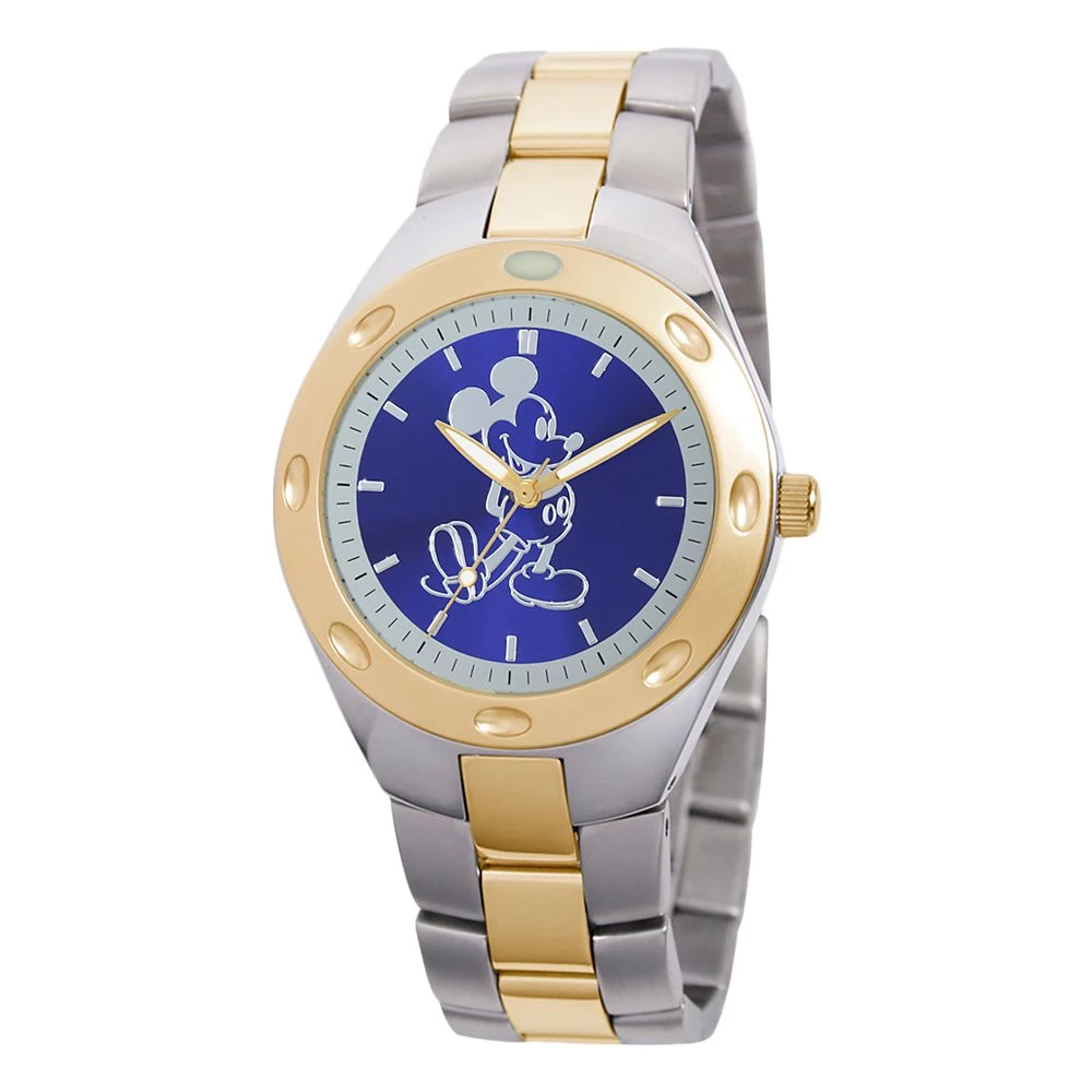 Disney Mickey Mouse Two-Tone Watch – Adults 1 Disney Mickey Mouse Two-Tone Watch – Adults