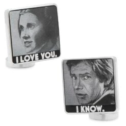Disney Princess Leia And Han Solo Cufflinks