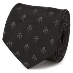 Disney Mythosaur Skull Silk Tie For Adults – Star Wars: The Mandalorian