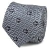 Disney Millennium Falcon Herringbone Blue Silk Tie For Adults – Star Wars