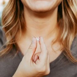 Disney Mickey Mouse Icon Pearl Necklace By Rebecca Hook – Rose Gold -Disney Shop 7002057283843 1