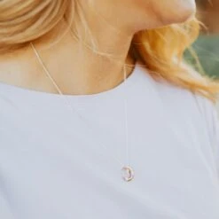 Disney Mickey Mouse Crescent Moon Necklace By Rebecca Hook 5 Disney Mickey Mouse Crescent Moon Necklace By Rebecca Hook -Disney Shop 7002057284000 1