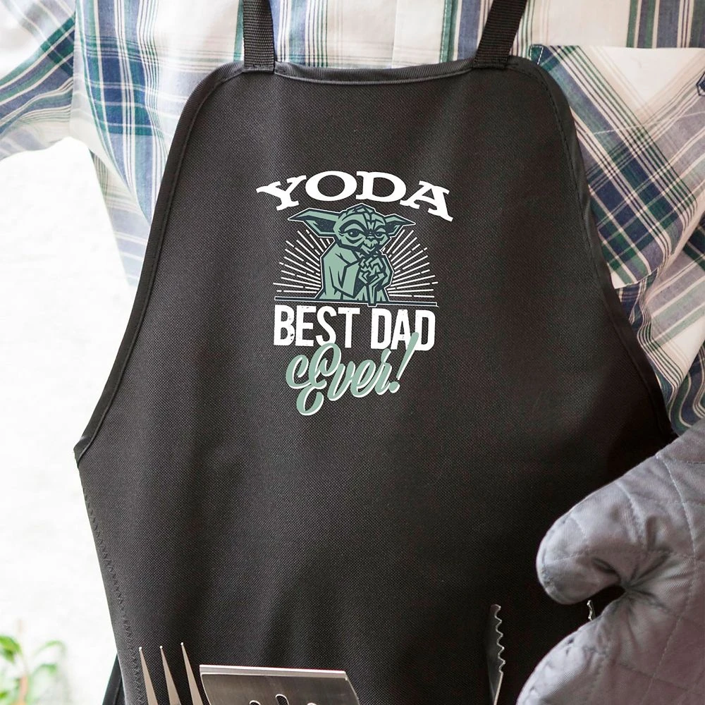 Disney Yoda ''Best Dad Ever'' BBQ Apron Tote Pro Grill Set – Star Wars 3 Disney Yoda ''Best Dad Ever'' BBQ Apron Tote Pro Grill Set – Star Wars - Image 3