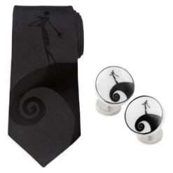 Disney Jack Skellington Cufflinks And Tie Set – The Nightmare Before Christmas