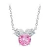 Disney Minnie Mouse Necklace For Kids By CRISLU – Pink