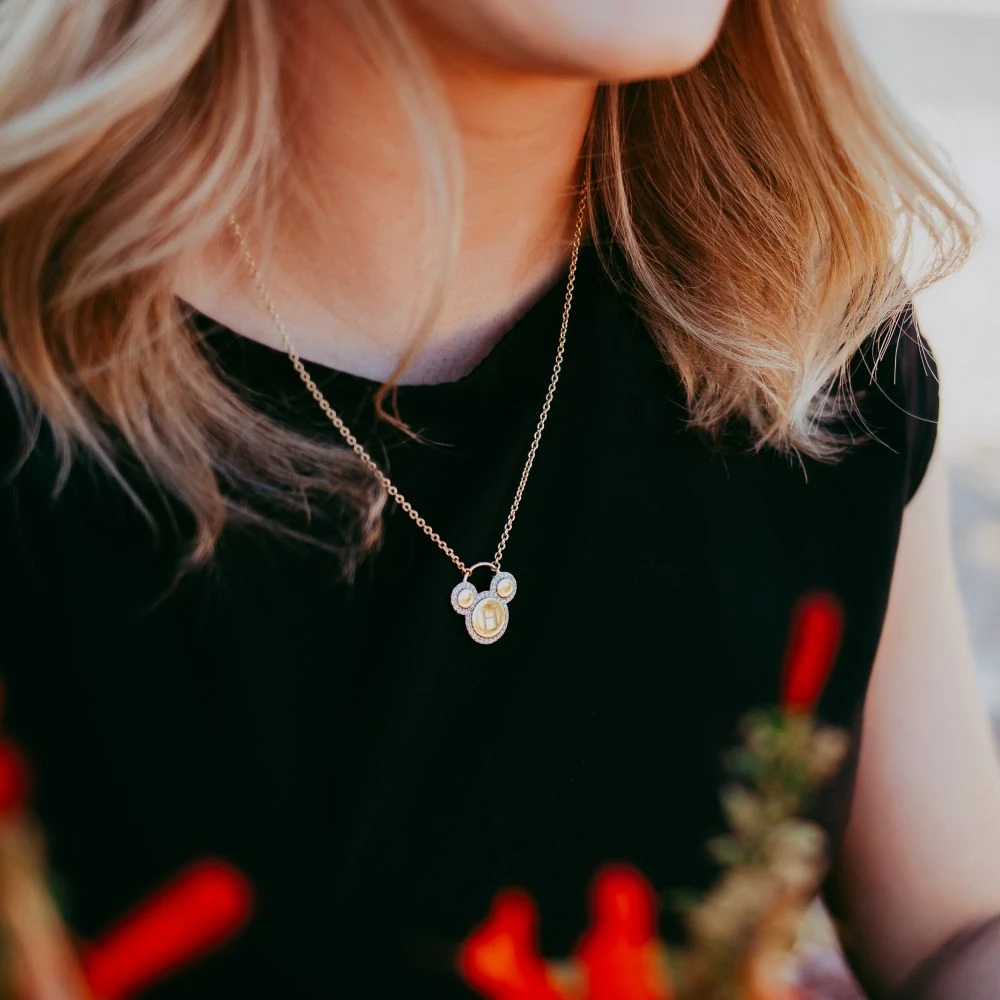 Disney Mickey Mouse Icon Gold Necklace By Rebecca Hook – Personalized 2 Disney Mickey Mouse Icon Gold Necklace By Rebecca Hook – Personalized - Image 2