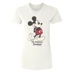 Women's Disneyland Standing Mickey Mouse T-Shirt – Customized -Disney Shop 7807055820349 3