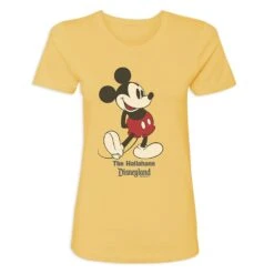 Women's Disneyland Standing Mickey Mouse T-Shirt – Customized -Disney Shop 7807055820349 8